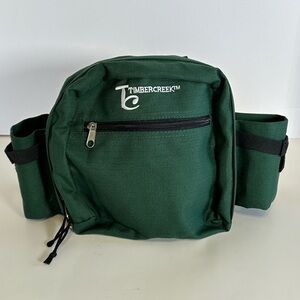 Timber Creek Green Hiking Day Pack Fanny Pack Belt Bag with Drink Holders